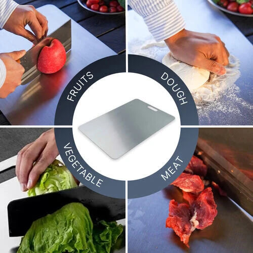 Titanium Alloy Cutting Board – Ultra-Durable, Hygienic & Knife-Friendly Kitchen Essential
