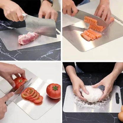 Titanium Alloy Cutting Board – Ultra-Durable, Hygienic & Knife-Friendly Kitchen Essential