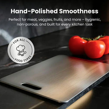 Titanium Alloy Cutting Board – Ultra-Durable, Hygienic & Knife-Friendly Kitchen Essential